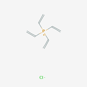 molecular formula C8H12ClP B15162307 Tetraethenylphosphanium chloride CAS No. 673502-19-7