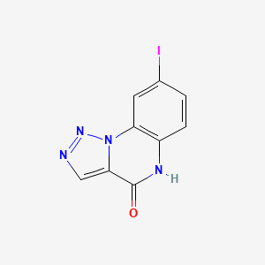 molecular formula C9H5IN4O B1516232 8-iodo-[1,2,3]triazolo[1,5-a]quinoxalin-4(5H)-one 