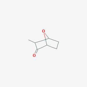 molecular formula C7H10O2 B15162335 3-Methyl-7-oxabicyclo[2.2.1]heptan-2-one CAS No. 821770-19-8