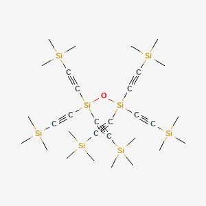 Hexakis[(trimethylsilyl)ethynyl]disiloxane