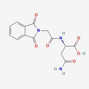 molecular formula C14H13N3O6 B1516239 Pht-Gly-Asn-OH 