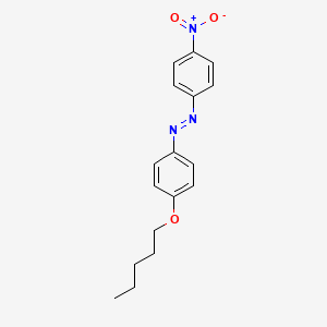 (E)-1-(4-Nitrophenyl)-2-[4-(pentyloxy)phenyl]diazene