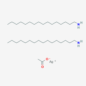 Silver;hexadecan-1-amine;acetate