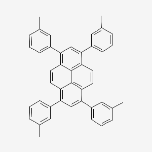 molecular formula C44H34 B15162430 1,3,6,8-Tetrakis(3-methylphenyl)pyrene CAS No. 870133-71-4