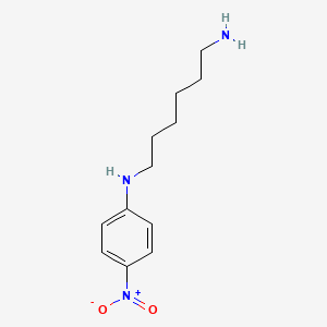 molecular formula C12H19N3O2 B15162432 N~1~-(4-Nitrophenyl)hexane-1,6-diamine CAS No. 176325-07-8