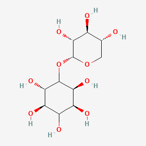 molecular formula C11H20O10 B1516245 2-O-beta-L-Arabinopyranosyl myo-inositol 