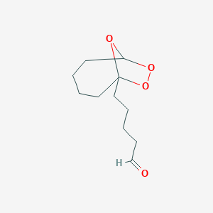 5-(7,8,9-Trioxabicyclo[4.2.1]nonan-1-yl)pentanal