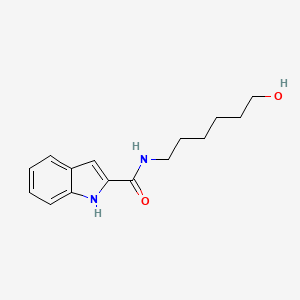 1H-Indole-2-carboxamide, N-(6-hydroxyhexyl)-