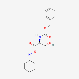 molecular formula C18H24N2O5 B1516251 Z-L-Thr-cyclohexanonoximester 