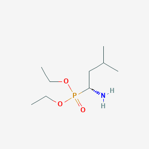 (R)-1-Amino-3-methylbutylphosphonic acid diethyl ester