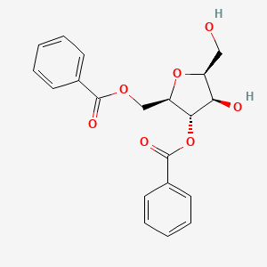 molecular formula C20H20O7 B1516253 2,5-Anhydro-4,6-di-O-benzoyl-D-glucitol 