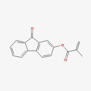 molecular formula C17H12O3 B15162537 (9-oxofluoren-2-yl) 2-methylprop-2-enoate CAS No. 190431-72-2