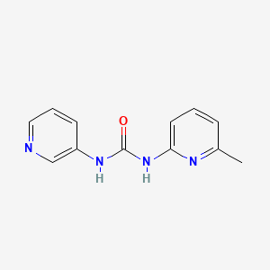 molecular formula C12H12N4O B15162573 Urea, N-(6-methyl-2-pyridinyl)-N'-3-pyridinyl- CAS No. 188738-93-4