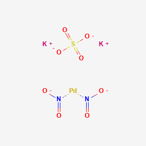 molecular formula K2N2O8PdS-2 B1516263 二硝基硫酸钯酸钾 CAS No. 67859-45-4