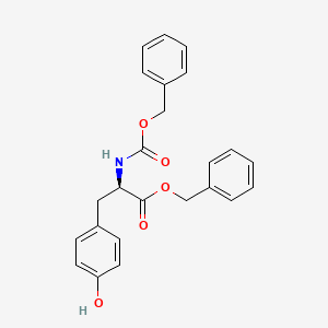 Benzyl (2R)-2-{[(benzyloxy)carbonyl]amino}-3-(4-hydroxyphenyl)propanoate