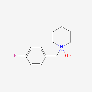 Piperidine, 1-((4-fluorophenyl)methyl)-, 1-oxide