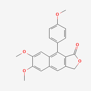 6,7-Dimethoxy-9-(4-methoxyphenyl)naphtho[2,3-c]furan-1(3H)-one