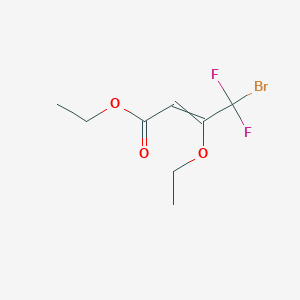 Ethyl 4-bromo-3-ethoxy-4,4-difluorobut-2-enoate