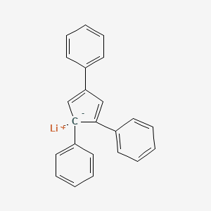 lithium;(2,4-diphenylcyclopenta-2,4-dien-1-yl)benzene