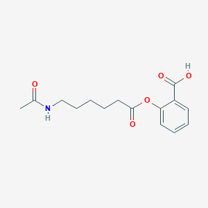 Benzoic acid, 2-[[6-(acetylamino)-1-oxohexyl]oxy]-