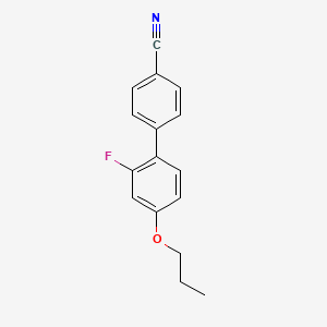 2'-Fluoro-4'-propoxy[1,1'-biphenyl]-4-carbonitrile