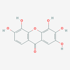 9H-Xanthen-9-one, 2,3,4,5,6-pentahydroxy-