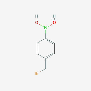 molecular formula C7H8BBrO2 B151635 4-(Bromomethyl)phenylboronic acid CAS No. 68162-47-0