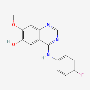 4-((4-Fluorophenyl)amino)-7-methoxyquinazolin-6-ol