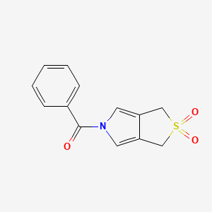 B15163832 5-Benzoyl-3,5-dihydro-2lambda~6~-thieno[3,4-c]pyrrole-2,2(1H)-dione CAS No. 144425-38-7