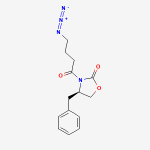 (4R)-3-(4-azidobutanoyl)-4-benzyl-1,3-oxazolidin-2-one