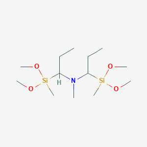 molecular formula C13H33NO4Si2 B1516406 Bis(methyldimethoxysilylpropyl)-n-methylamine 