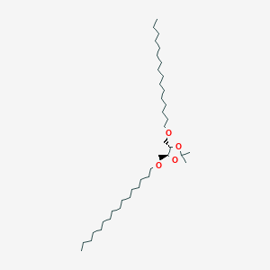 (4S,5S)-4,5-Bis[(hexadecyloxy)methyl]-2,2-dimethyl-1,3-dioxolane