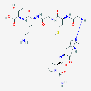 Glycyl-L-prolyl-L-histidylglycyl-L-methionylglycyl-L-lysyl-L-threonine