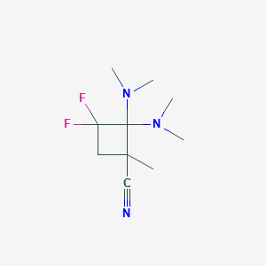 Cyclobutanecarbonitrile, 2,2-bis(dimethylamino)-3,3-difluoro-1-methyl-