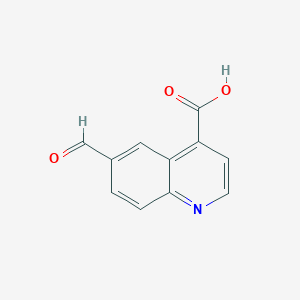 6-Formyl-4-quinolinecarboxylic acid