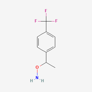 O-{1-[4-(Trifluoromethyl)phenyl]ethyl}hydroxylamine