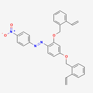 (E)-1-{2,4-Bis[(2-ethenylphenyl)methoxy]phenyl}-2-(4-nitrophenyl)diazene