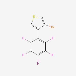 3-Bromo-4-(pentafluorophenyl)thiophene