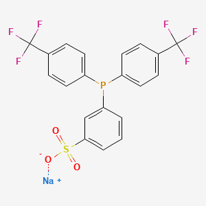 Bis(4-trifluoromethylphenyl)(3-sulfonatophenyl)phosphine, sodium salt