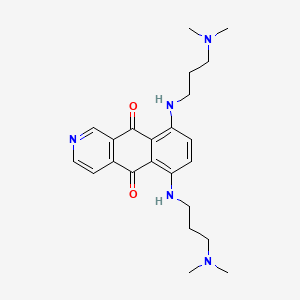 Benz(g)isoquinoline-5,10-dione, 6,9-bis((3-(dimethylamino)propyl)amino)-