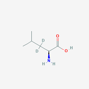 molecular formula C6H13NO2 B1516447 L-Leucine-3,3-D2 