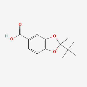 2-tert-Butyl-2-methyl-2H-1,3-benzodioxole-5-carboxylic acid