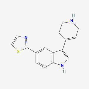 3-(1,2,3,6-Tetrahydropyridin-4-yl)-5-(1,3-thiazol-2-yl)-1H-indole