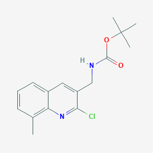 tert-Butyl(2-chloro-8-methylquinolin-3-yl)methylcarbamate