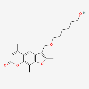 3-(6-Hydroxyhexyl)methyl-2,5,9-trimethyl-7H-furo[3,2-G]-[1]benzopyran-7-one