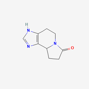 3,4,5,8,9,9a-Hexahydro-7H-imidazo[4,5-g]indolizin-7-one