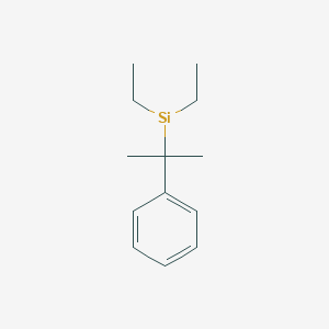 Diethyl(1-phenyl-1-methylethyl)silane