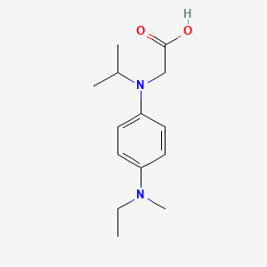 N-{4-[Ethyl(methyl)amino]phenyl}-N-propan-2-ylglycine