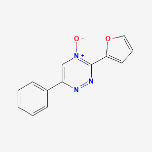 3-(Furan-2-yl)-4-oxo-6-phenyl-1,2,4lambda~5~-triazine