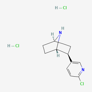 (1S,2S,4R)-2-(6-Chloropyridin-3-yl)-7-azabicyclo[2.2.1]heptane;dihydrochloride